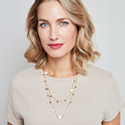 Collier " Fleur" à 2 rangs