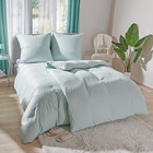 Parure de lit  Tencel avec drap 3 pièces Eldo, vert
