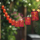 Guirlande lumineuse solaire de 10 pièces "Tropiques"