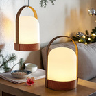 Lampe LED portative Eldo, couleur bois
