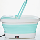 Bain de pieds à bulles pliable