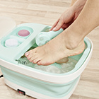 Bain de pieds à bulles pliable