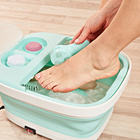 Bain de pieds à bulles pliable