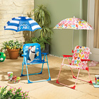 Chaise pliante enfant + parasol Requin bleu