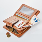 Porte-monnaie RFID Amélie di Santi, cognac