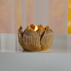 Photophore "Fleur" Eldo, crème