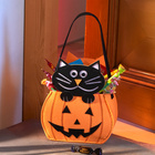 Sac Halloween "Citrouille avec chat" Eldo