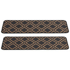 Lot de 2 tapis pour marches Eldo, noir