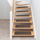 Lot de 15 tapis pour marches Eldo, marron
