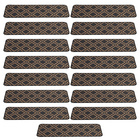 Lot de 15 tapis pour marches Eldo, noir