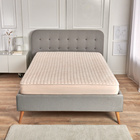 Drap-housse en polaire 90 x 200 cm Eldo, crème