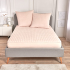 Drap-housse en polaire 90 x 200 cm Eldo, crème