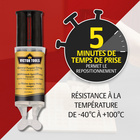 Lot de 2 résines SureBond époxy polyvalentes transparentes Victor Tools