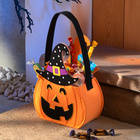 Sac Halloween "Citrouille avec chapeau de magicien" Eldo