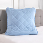 Oreiller avec surpiqûres 65 x 65 cm Eldo bleu clair