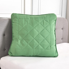 Oreiller avec surpiqûres 65 x 65 cm Eldo vert
