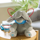 Jouet éléphant en peluche interactif avec musique et mouvement