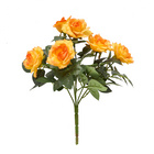 Bouquet de roses artificielles jaunes