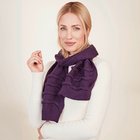 Écharpe en maille “Mariella”, aubergine