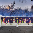 Pare-vue LED pour balcon Bonhomme de neige, Gainsborough