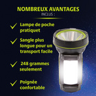 Lampe de poche légère rechargeable, Victor Tools