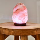 Lampe aux cristaux de sel de l'Himalaya aux couleurs changeantes