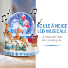 Boule à neige LED musicale