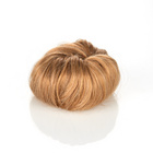 Chignon, blond moyen