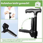 Poignée supplémentaire pour canne de marche