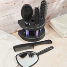 Lot de 5 accessoires de coiffure sur un support