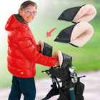 1 paire de chauffe-mains pour fauteuil roulant/déambulateur