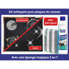 Nettoyant pour table de cuisson avec éponge magique 2 en 1 SuperClean