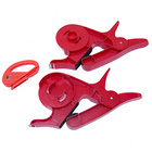 Set 3 pièces pour emballage cadeaux, rouge