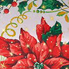 TL impression métallique étoile de Noël