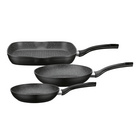 Set de poêles "Gourmet" 3 pièces avec revêtement anti-adhésif GSW