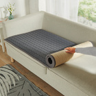 Protège-canapé gris foncé