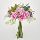 Bouquet de roses et callas