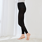 Legging confortable avec laine de mérinos, noir