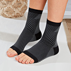 Chaussettes de massage sans orteils Java, noir