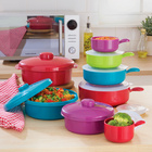 Lot de 5 casseroles pour micro-ondes