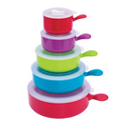 Lot de 5 casseroles pour micro-ondes