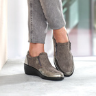 Chaussures confort, gris