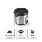 Cuiseur à riz avec fonction cuisson vapeur GOURMETmaxx
