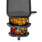 Friteuse à air chaud verticale 2 x 5 l double chambre GOURMETmaxx