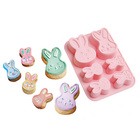 Moule à gâteaux en silicone Lapins