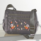Sac à main "floral" gris