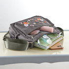 Sac à main "floral" gris