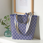 Flyknit-Shopper "Valentina" bleu-blanc