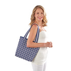 Flyknit-Shopper "Valentina" bleu-blanc