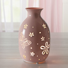 Vase en métal LED "Papillon"